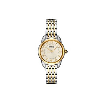 Seiko Women's Essentials Ivory Dial Two Tone Stainless Steel Watch