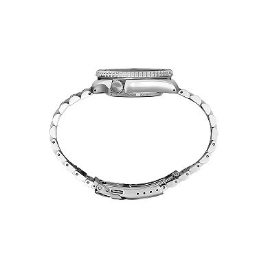 Seiko Men's 5 Sports Yellow Dial Stainless Steel Automatic Watch