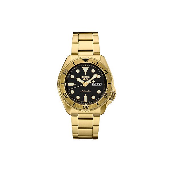 Seiko 5 Sports Men's 43mm Black Dial Stainless Steel Automatic