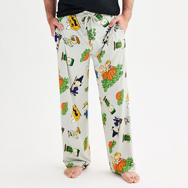 Peanuts mens pajamas hotsell