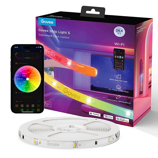 Govee rgbic strips music synced sales