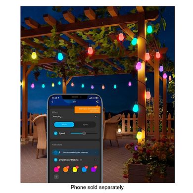Govee 48ft. 15 Bulb RGBW WiFi+Bluetooth String Lights
