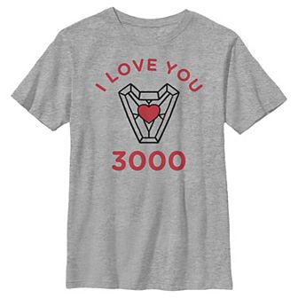 Boys 8-20 Iron Man I Love You 3000 Graphic Tee