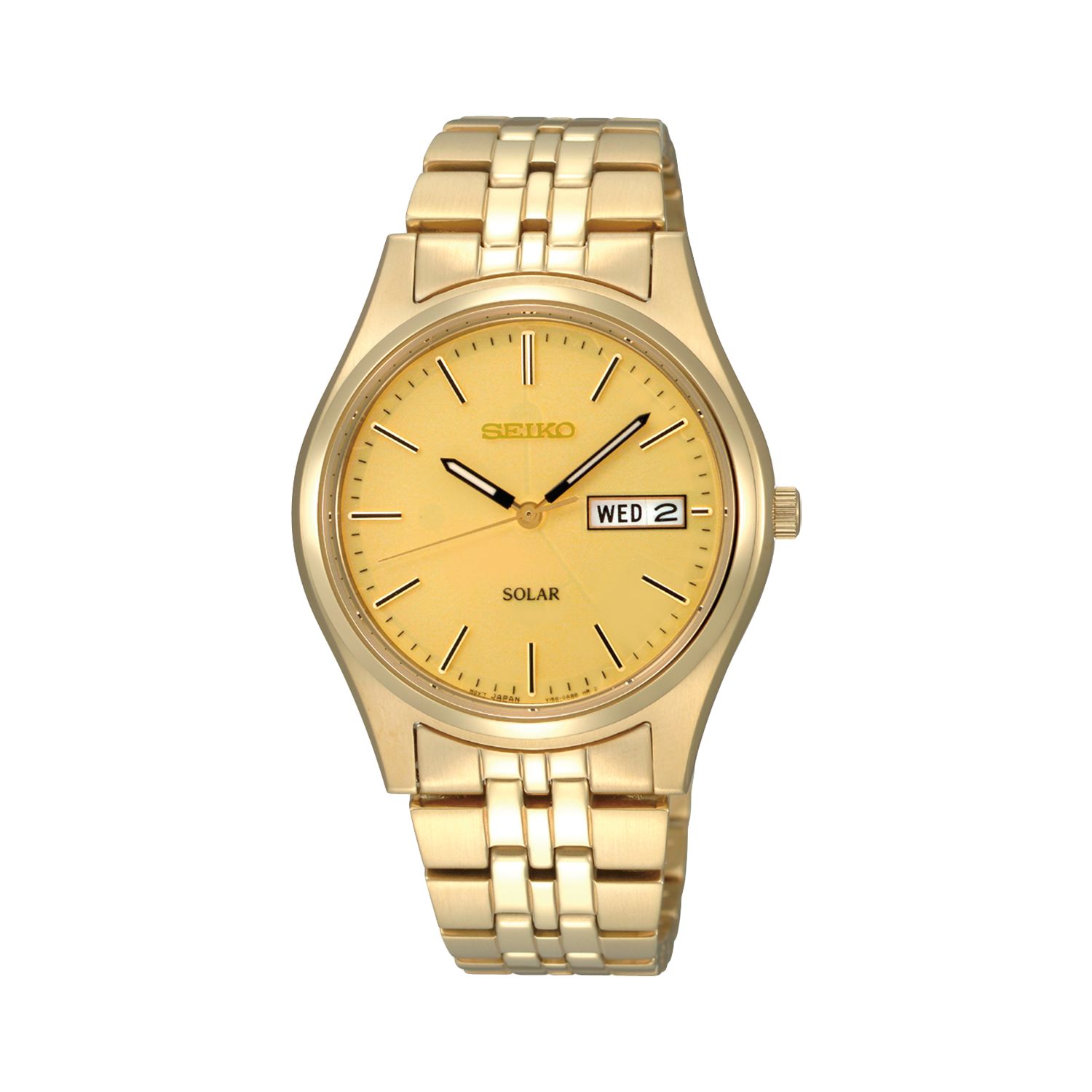 gold tone seiko watches