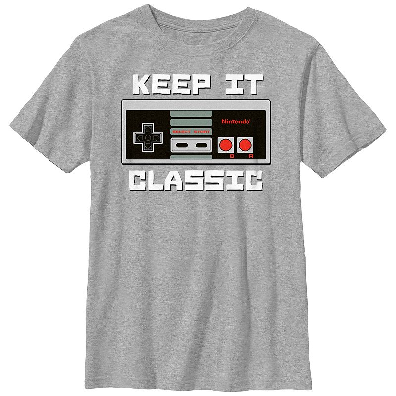 Boys Husky Nintendo Keep It Classic Controller Boys Husky Graphic Tee, Boy's,