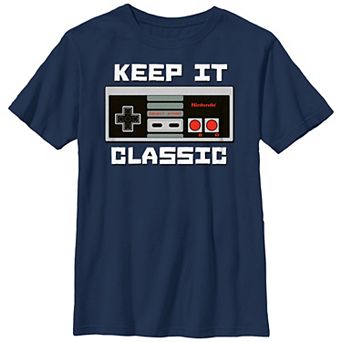 Boys Husky Nintendo Keep It Classic Controller Boys Husky Graphic Tee