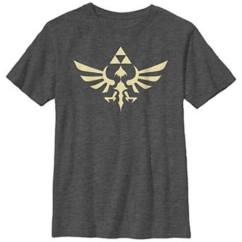 Boys Husky Legend Of Zelda Skyward Sword Triumphant Triforce Graphic Tee
