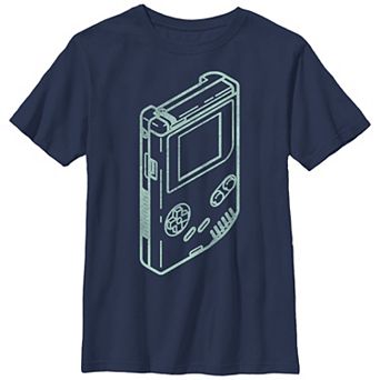 Boys Husky Nintendo Game Boy Draw Graphic Tee