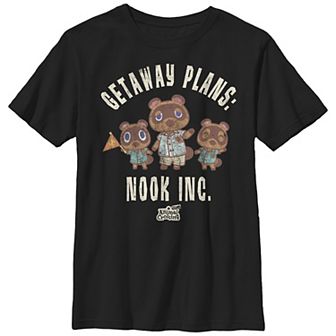 Boys Husky Animal Crossing New Horizons Getaway Plans: Nook Inc. Graphic Tee