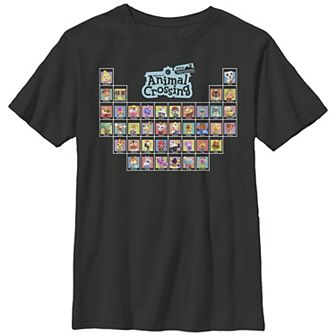 Boys Husky Nintendo Animal Crossing Periodic Table Graphic Tee