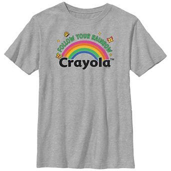 Boys 6-20 Crayola Follow Your Rainbow Graphic Tee