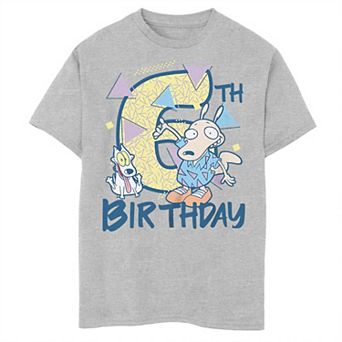 Boys 8-20 Rocko's Modern Life Rocko & Spunky 6th Birthday Graphic Tee