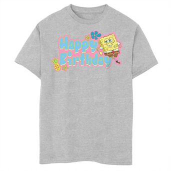 Boys 8-20 SpongeBob SquarePants Happy Birthday Graphic Tee