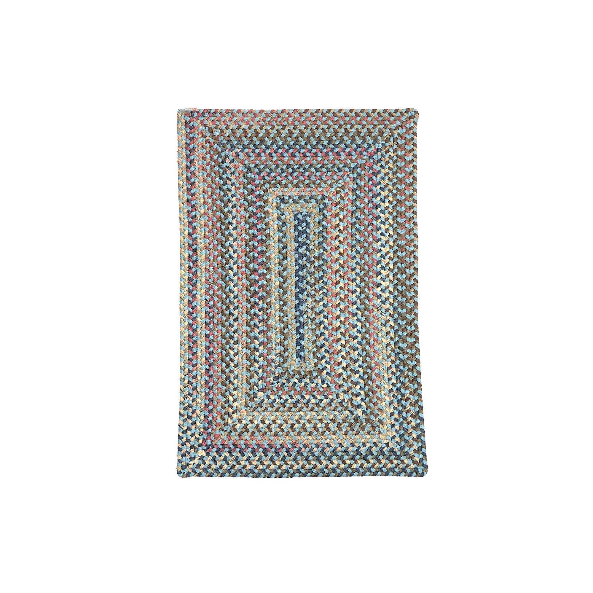Colonial Mills Mara Handcrafted Braided Rug, Federal Blue