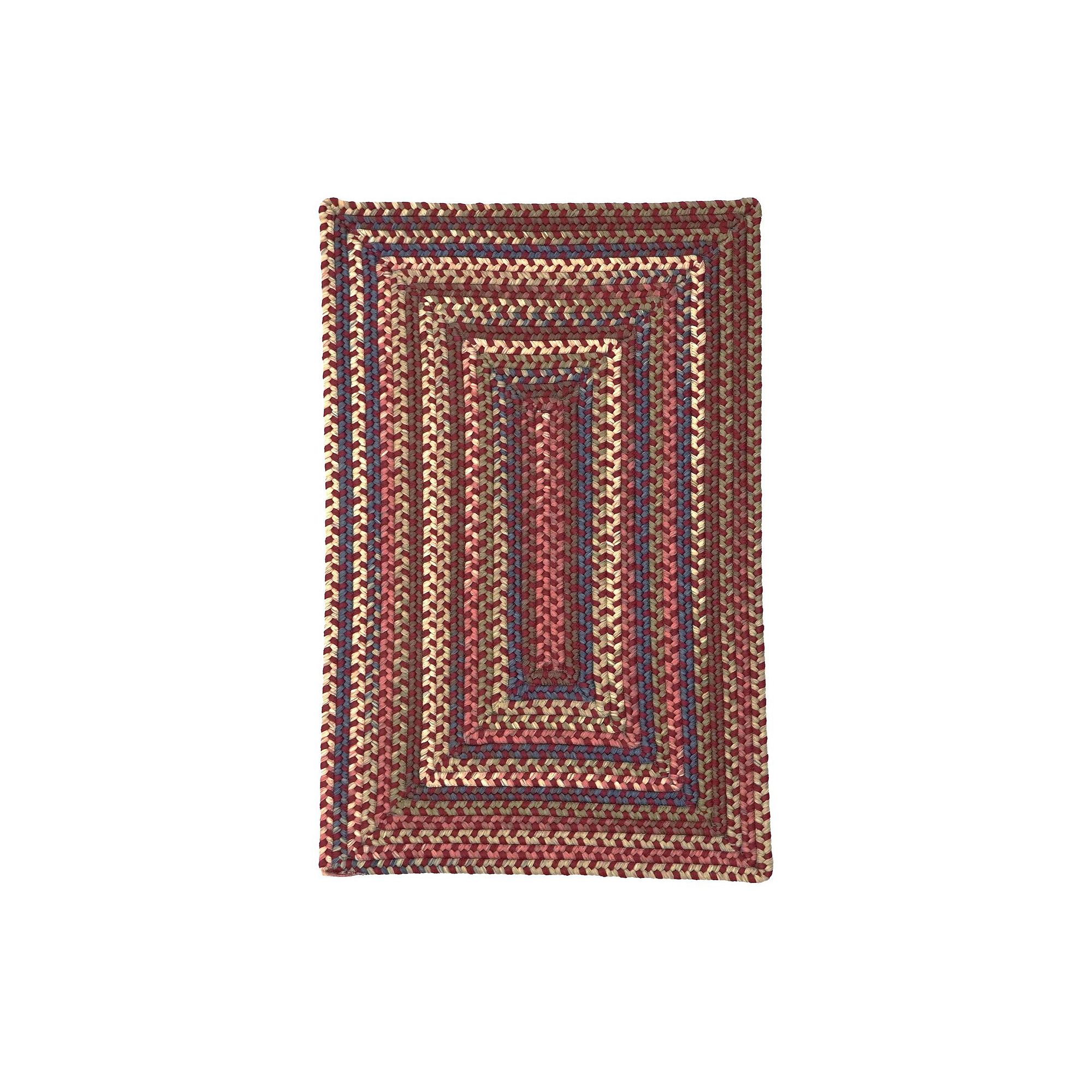 Colonial Mills Mara Handcrafted Braided Rug, Rusted Red