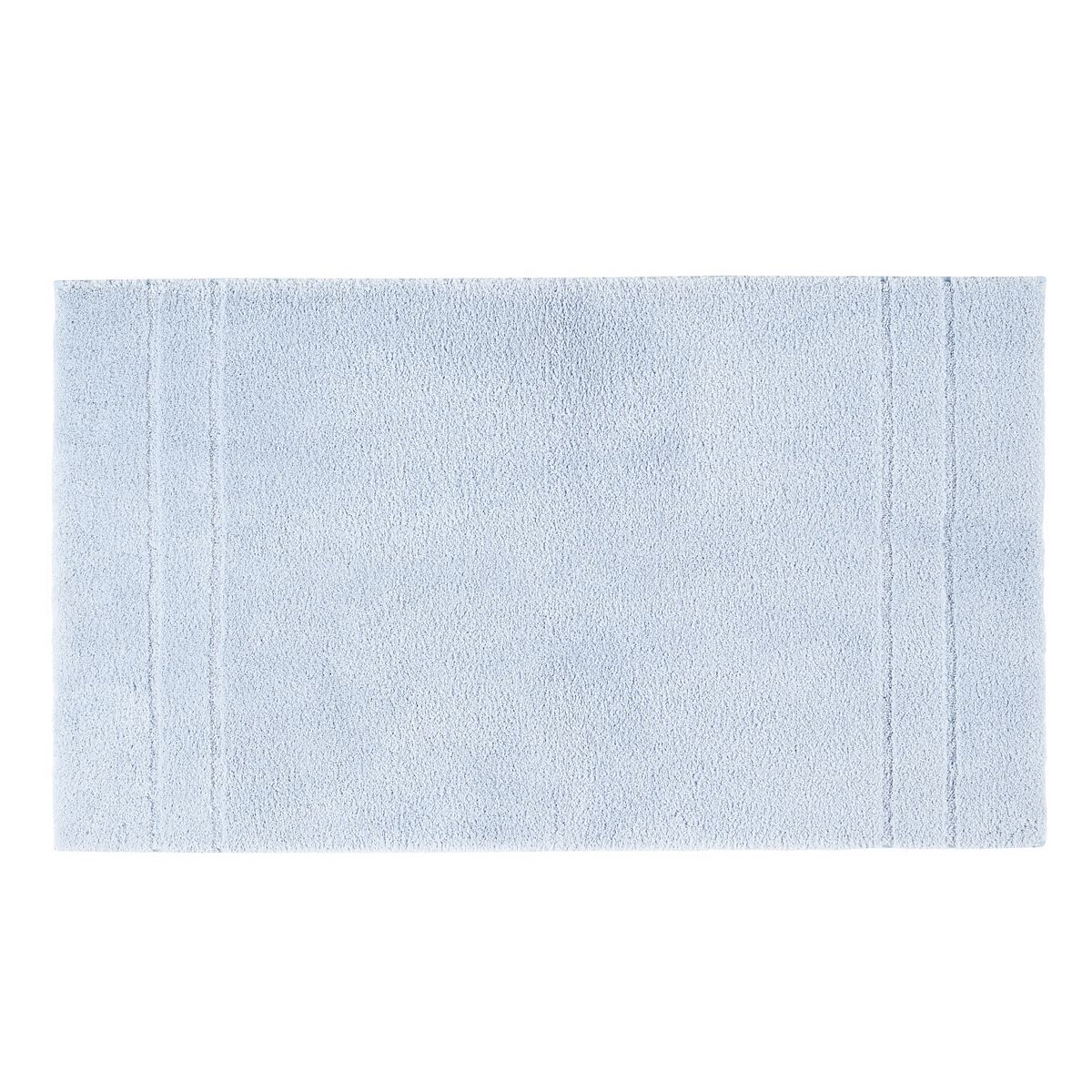 Hotelier Machine Washable Plush Hotel Bath Rug - Blue, 21X34