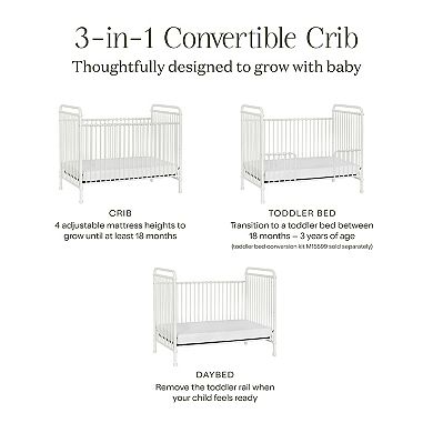 Namesake Abigail 3-in-1 Convertible Crib