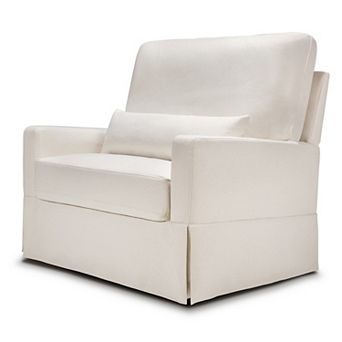Namesake Crawford Pillowback Chair & Half Comfort Swivel Glider