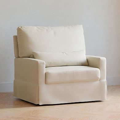 Namesake Crawford Pillowback Chair & Half Comfort Swivel Glider