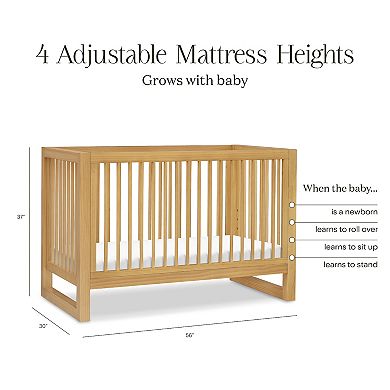 Namesake Nantucket 3-in-1 Convertible Crib with Toddler Bed Conversion Kit