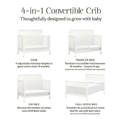 Namesake Brimsley Tambour 4-in-1 Convertible Crib