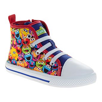 Sesame Street All Your Friends Toddler Hi-Top Sneakers