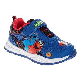 Sesame Street Cookie Monster & Elmo Toddler Hook & Loop Sneakers