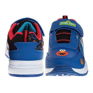 Sesame Street Cookie Monster & Elmo Toddler Hook & Loop Sneakers