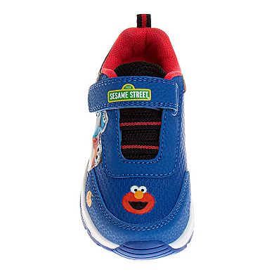 Sesame Street Cookie Monster & Elmo Toddler Hook & Loop Sneakers