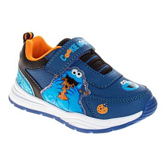 Sesame Street Cookie Monster Toddler Hook & Loop Sneakers