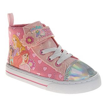 Disney Princess Toddler Girl High Top Sneakers