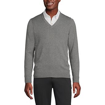 Big & Tall Lands' End V-Neck Pullover Sweater