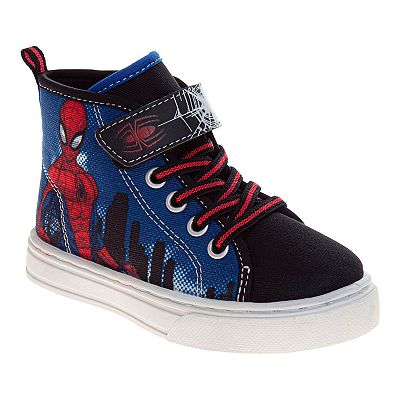 Marvel Spider Man Toddler Boy High Top Sneakers