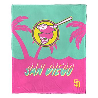 San Diego Padres City Connect Neon Palms Silk Touch Throw Blanket