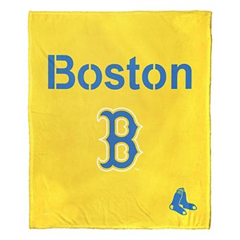 Boston Red Sox City Connect Patriots Day Silk Touch Throw Blanket