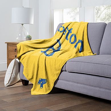 Boston Red Sox City Connect Patriots Day Silk Touch Throw Blanket