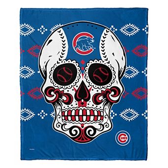 MLB Chicago Cubs Sugar Skull Silk Touch Throw