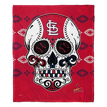 MLB St. Louis Cardinals Sugar Skull Silk Touch Throw