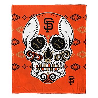 MLB New York Giants Sugar Skull Silk Touch Throw