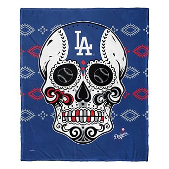 MLB Los Angeles Dodgers Sugar Skull Silk Touch Throw