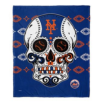MLB New York Mets Sugar Skull Silk Touch Throw