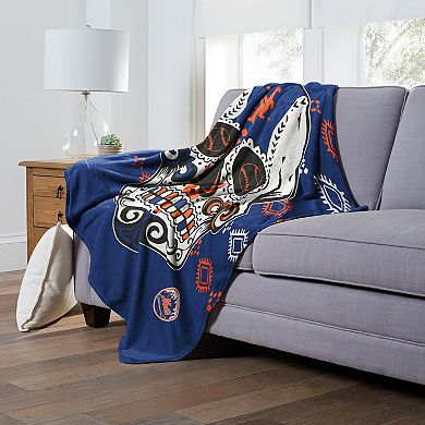 MLB New York Mets Sugar Skull Silk Touch Throw