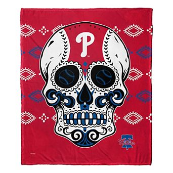 MLB Philadelphia Phillies Sugar Skull Silk Touch Throw