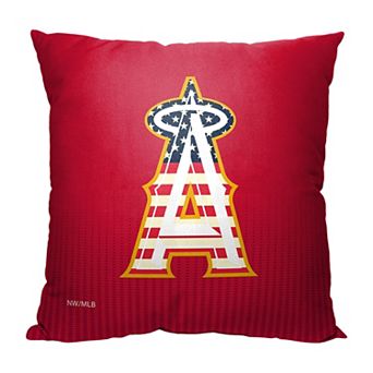 Los Angeles Angels of Anaheim Celebrate Series Americana Printed Throw Pillow