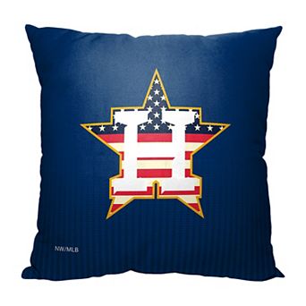 Houston Astros Celebrate Series Americana Printed Throw Pillow
