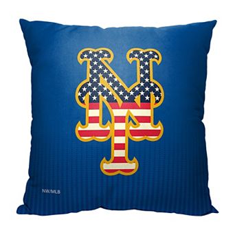 New York Mets Celebrate Series Americana Printed Throw Pillow