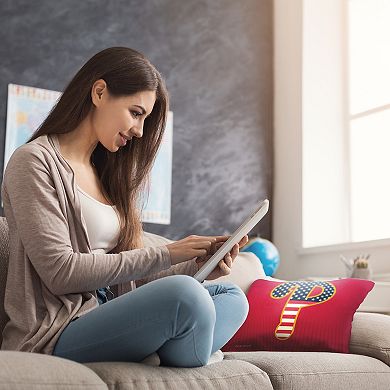 Philladelphia Phillies Celebrate Series Americana Printed Throw Pillow