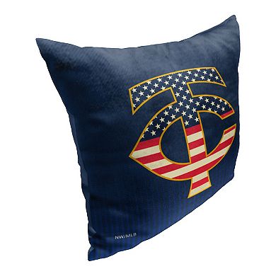 Minnesota Twins Celebrate Series Americana Printed Throw Pillow