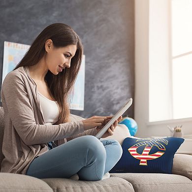 Minnesota Twins Celebrate Series Americana Printed Throw Pillow