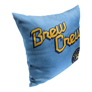 Milwaukee Brewers Tailgate Brew Crew City Connect Printed Throw Pillow